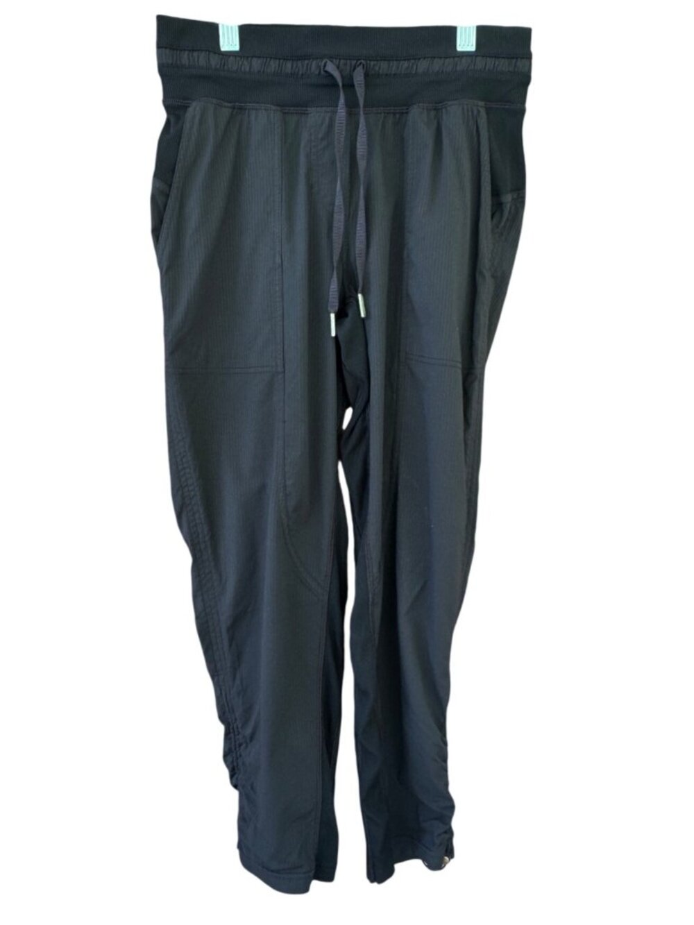 Lululemon Dance Studio Crop 25" Pants Womens Size 4 Black Mid Rise Joggers Crop